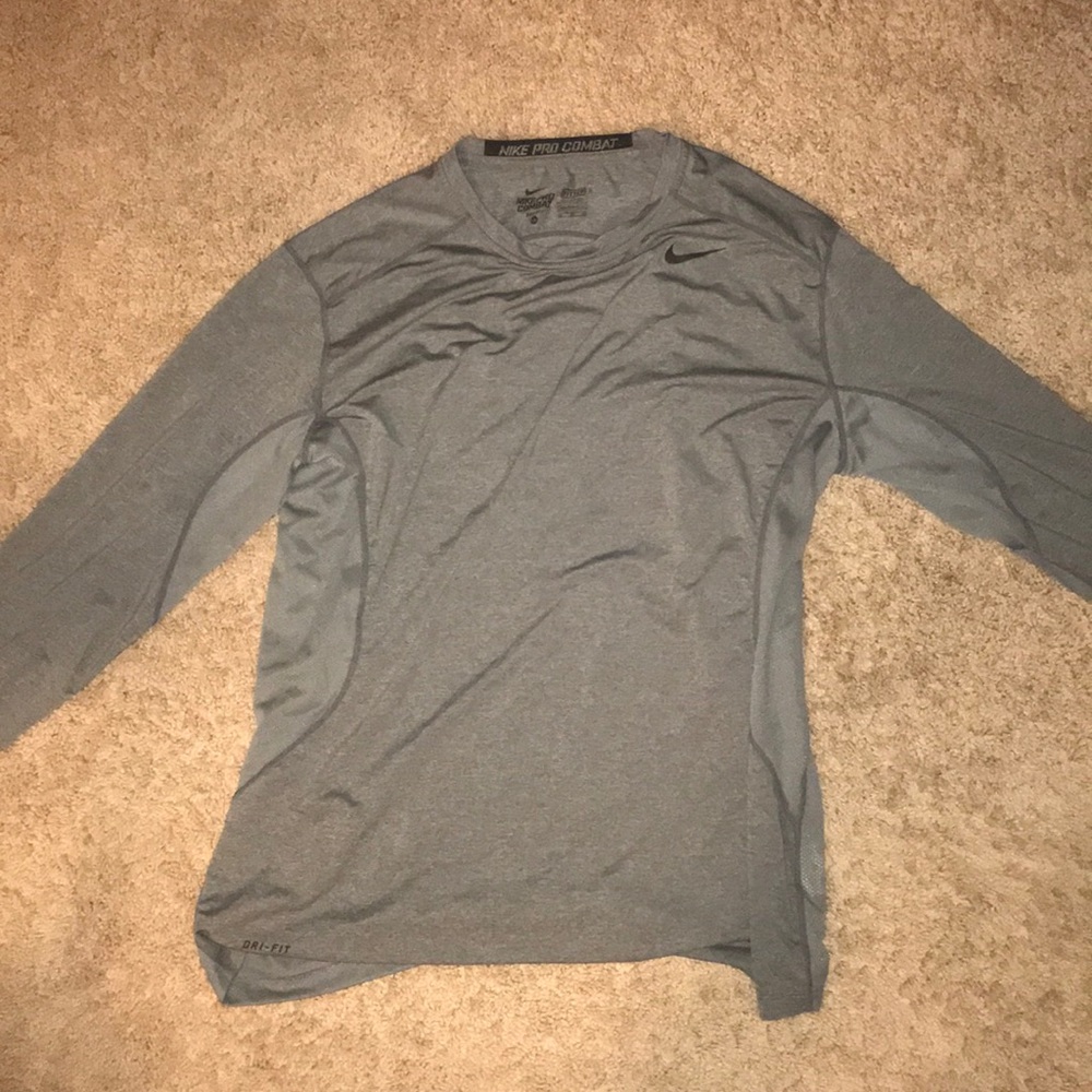 LONG SLEEVE NIKE PRO COMBAT DRI FIT. NEVER WORN